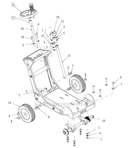 Page C Diagram and Parts List for CX-3 Kohler Engine MK Diamond Concrete Saw
